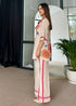 Beige Floral Fusion Set